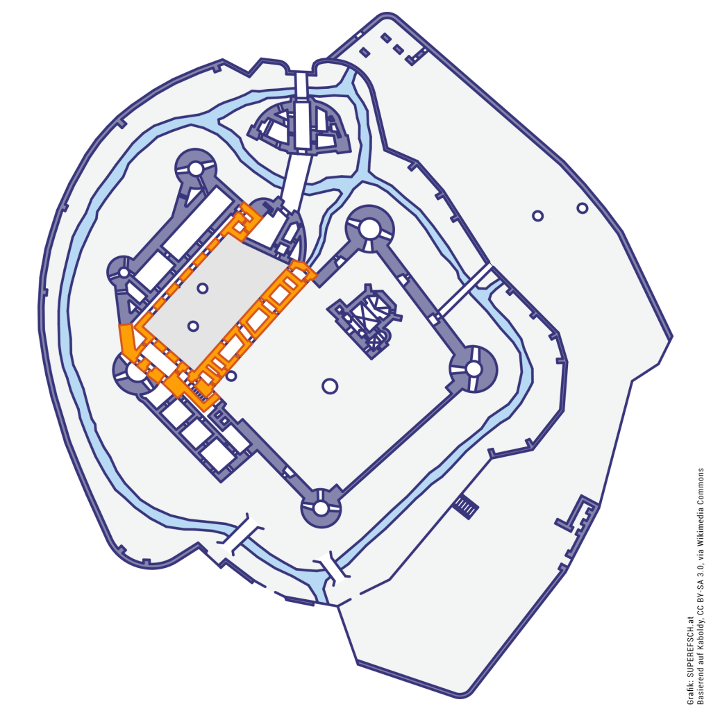 Grundriss: Schloss Kobersdorf Manierismus und Frühbarock